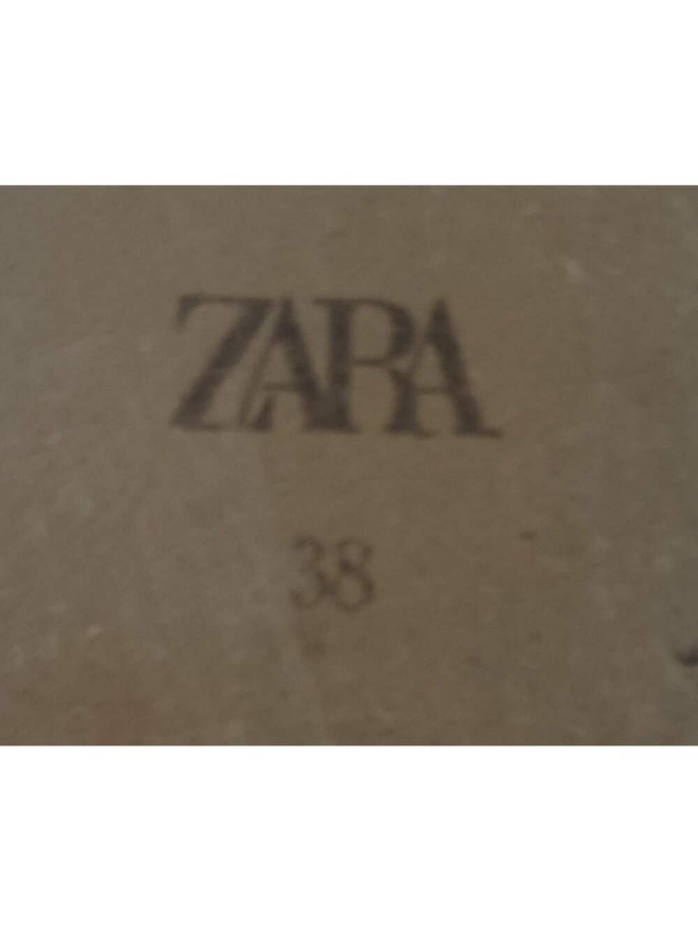 ZARA Flat Leather Sandal | US 7.5 - EUR 38 | Brown-Made In Spain - Picture 7 of 7